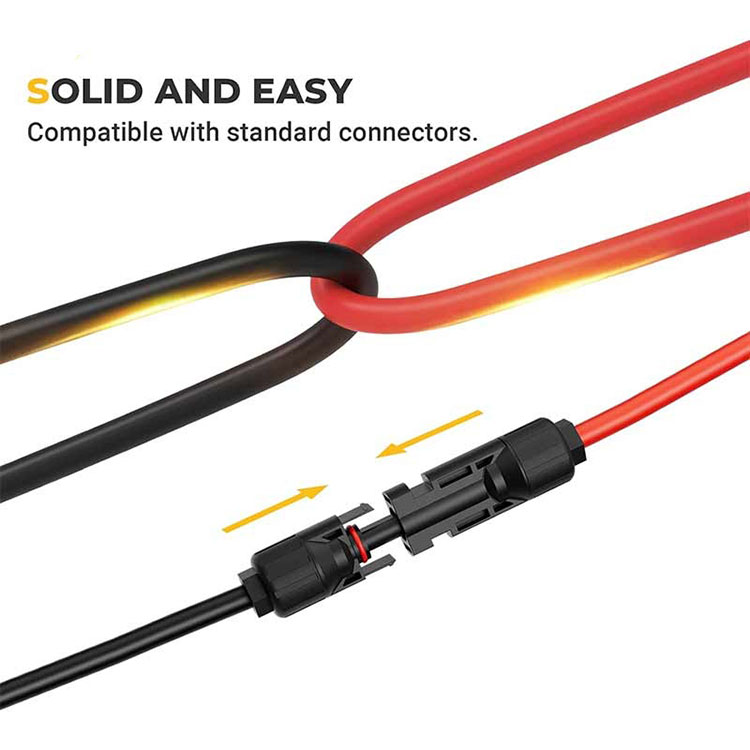 آیا کابل پسوند خورشیدی 20 فوت 10awg در دماهای پایین سخت و ترک خورده است؟